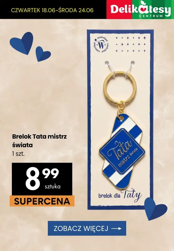 Delikatesy Centrum - gazetka promocyjna Prezenty na DZIEŃ OJCA od czwartku 18.06 do środy 24.06 - strona 3