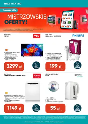 Max Elektro - gazetka promocyjna Gazetka od środy 17.06 do środy 01.07