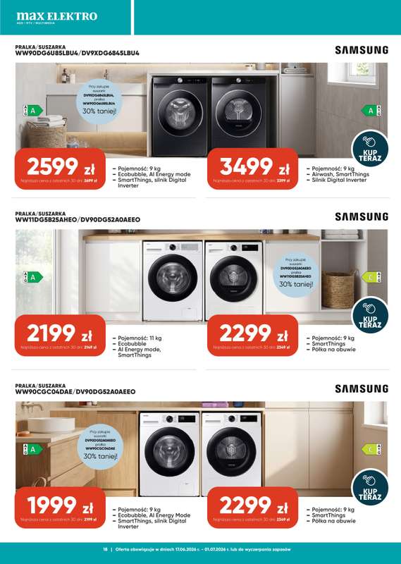 Max Elektro - gazetka promocyjna Gazetka od środy 17.06 do środy 01.07 - strona 18