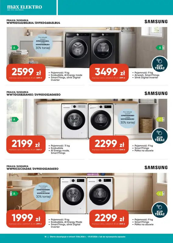 Max Elektro - gazetka promocyjna Gazetka od środy 17.06 do środy 01.07 - strona 18