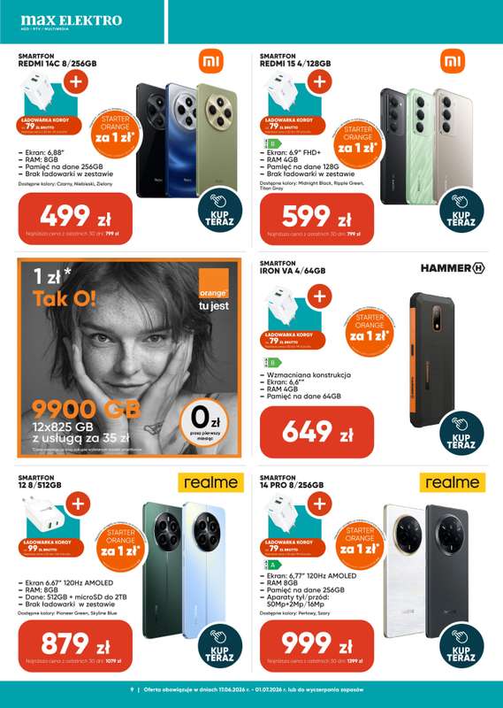 Max Elektro - gazetka promocyjna Gazetka od środy 17.06 do środy 01.07 - strona 9