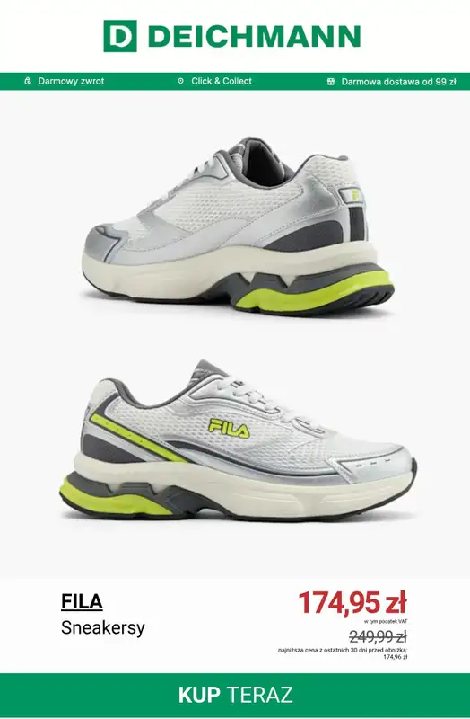 Deichmann - gazetka promocyjna Do -50% letnia wyprzedaż dla niego od czwartku 18.06  - strona 10