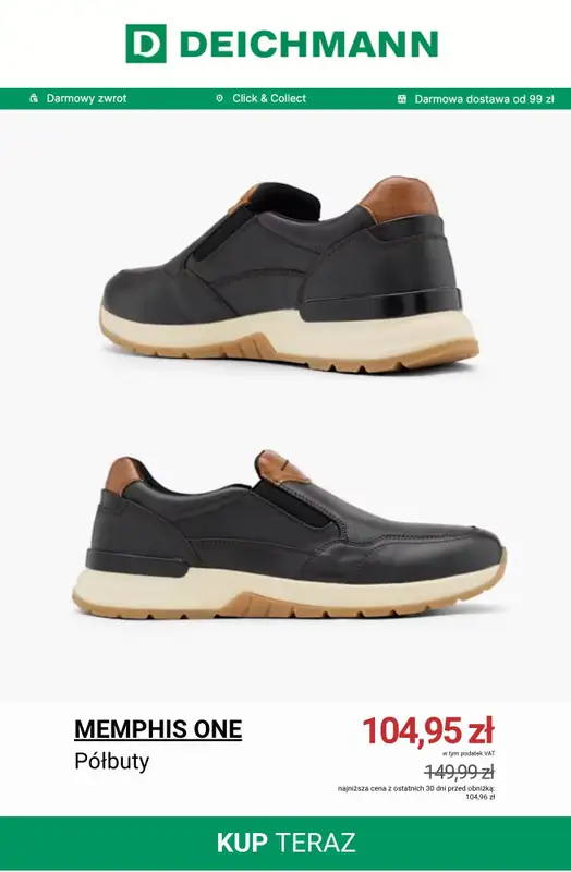 Deichmann - gazetka promocyjna Do -50% letnia wyprzedaż dla niego od czwartku 18.06  - strona 8