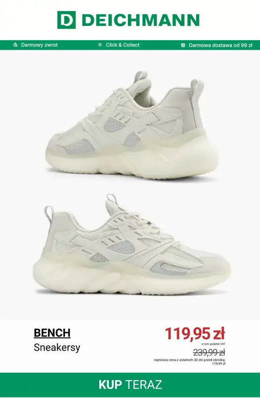 Deichmann - gazetka promocyjna Do -50% letnia wyprzedaż dla niego od czwartku 18.06  - strona 5