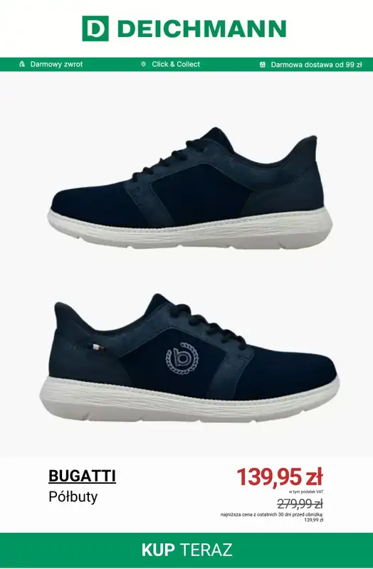 Deichmann - gazetka promocyjna Do -50% letnia wyprzedaż dla niego od czwartku 18.06  - strona 4