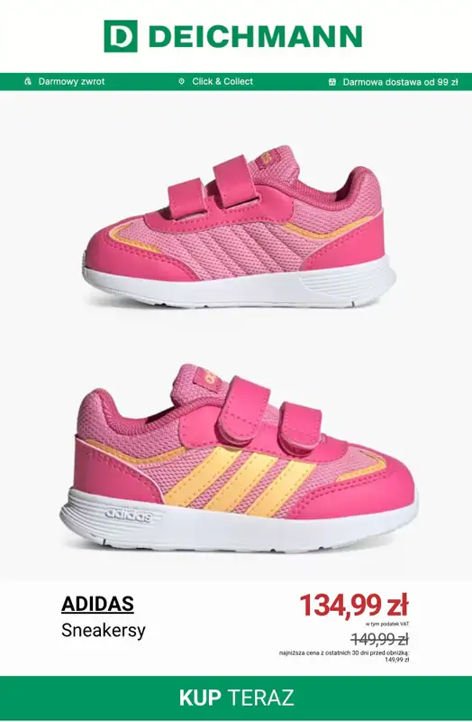 Deichmann - gazetka promocyjna Do -50% letnia wyprzedaż dla dziecka od piątku 19.06  - strona 7