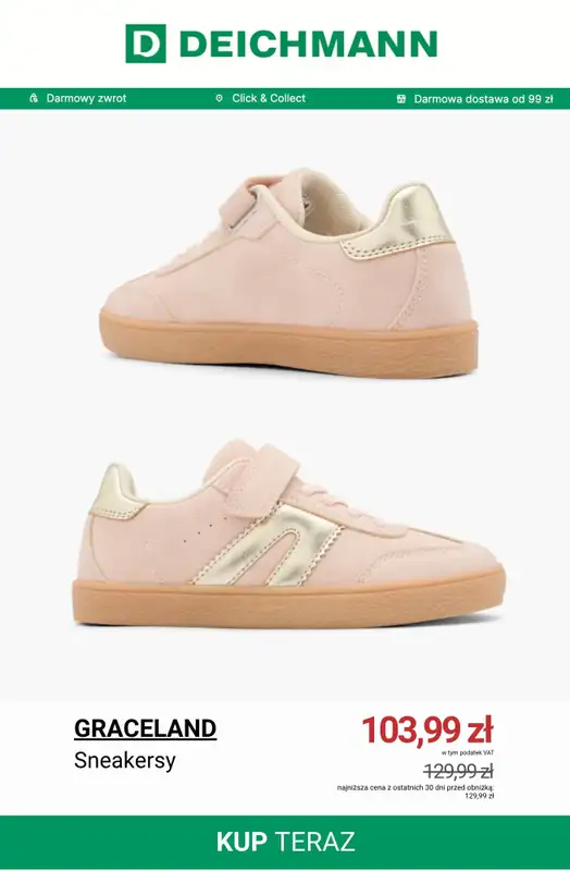 Deichmann - gazetka promocyjna Do -50% letnia wyprzedaż dla dziecka od piątku 19.06  - strona 9