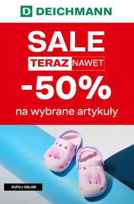 Deichmann - gazetka promocyjna Do -50% letnia wyprzedaż dla dziecka od piątku 19.06 