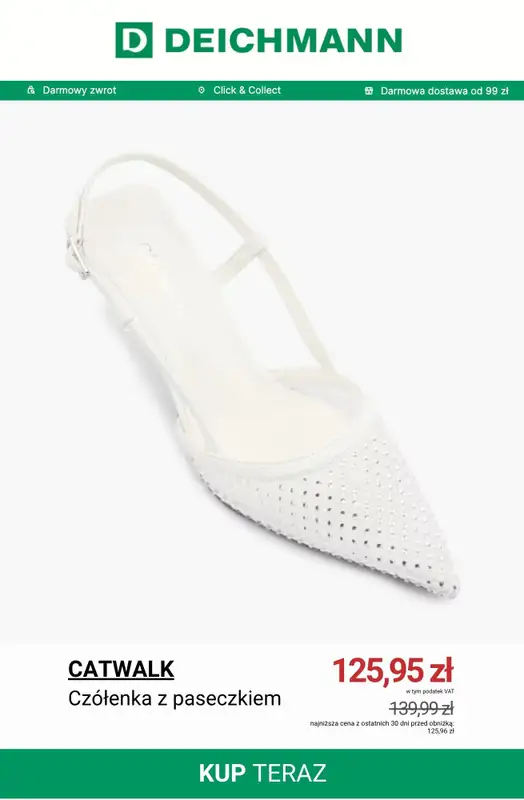 BEST SALE - gazetka promocyjna Deichmann | Do -50% letnia wyprzedaż dla niej od środy 17.06  - strona 8