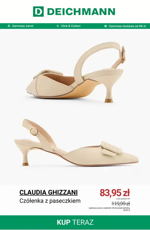 BEST SALE - gazetka promocyjna Deichmann | Do -50% letnia wyprzedaż dla niej od środy 17.06  - strona 5