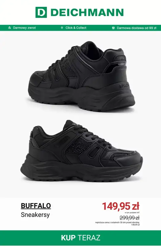 BEST SALE - gazetka promocyjna Deichmann | Do -50% letnia wyprzedaż dla niej od środy 17.06  - strona 15