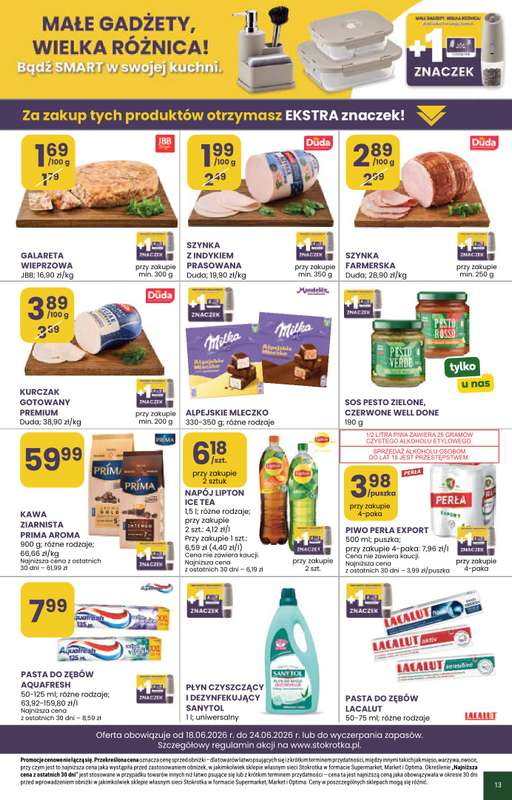 Stokrotka - gazetka promocyjna Gazetka Supermarket od czwartku 18.06 do środy 24.06 - strona 39