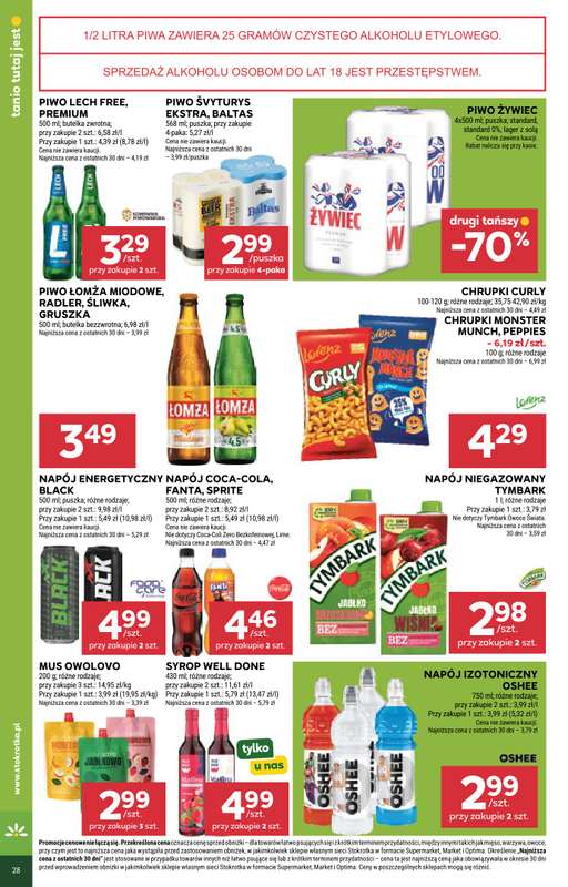 Stokrotka - gazetka promocyjna Gazetka Supermarket od czwartku 18.06 do środy 24.06 - strona 36