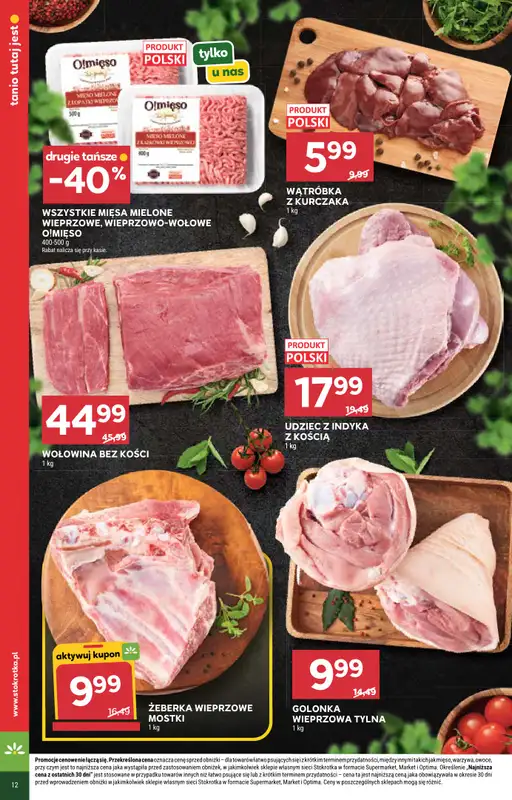 Stokrotka - gazetka promocyjna Gazetka Supermarket od czwartku 18.06 do środy 24.06 - strona 12