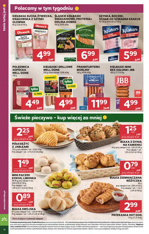 Stokrotka - gazetka promocyjna Gazetka Supermarket od czwartku 18.06 do środy 24.06 - strona 18