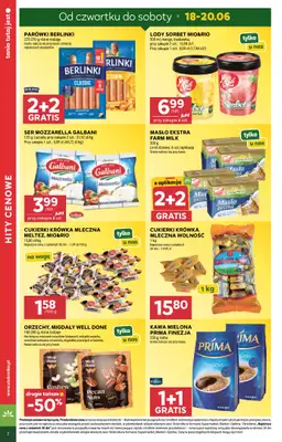 Stokrotka - gazetka promocyjna Gazetka Supermarket od czwartku 18.06 do środy 24.06 - strona 2