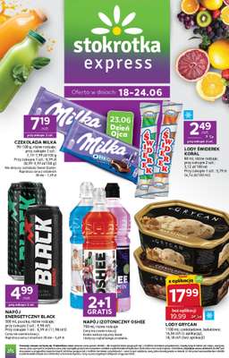 Stokrotka - gazetka promocyjna Gazetka Express od czwartku 18.06 do środy 24.06