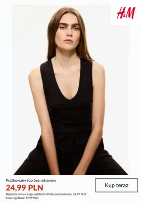 H&M - gazetka promocyjna WYPRZEDAŻ do -50% - ubrania damskie od środy 17.06  - strona 3