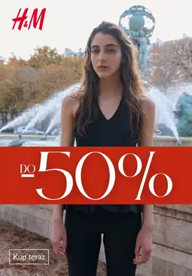 H&M - gazetka promocyjna WYPRZEDAŻ do -50% - ubrania damskie od środy 17.06 