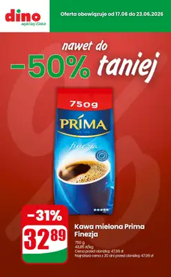 Dino - gazetka promocyjna Nawet do -50% TANIEJ od czwartku 18.06 do wtorku 23.06