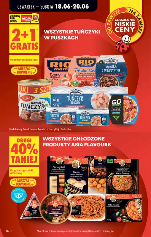 Biedronka - gazetka promocyjna Od czwartku, Z ladą tradycyjną od czwartku 18.06 do środy 24.06 - strona 14
