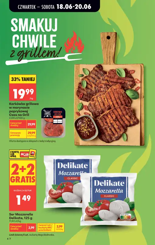 Biedronka - gazetka promocyjna Od czwartku, Z ladą tradycyjną od czwartku 18.06 do środy 24.06 - strona 8