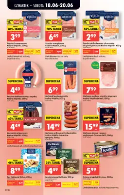 Biedronka - gazetka promocyjna Od czwartku, Z ladą tradycyjną od czwartku 18.06 do środy 24.06 - strona 42