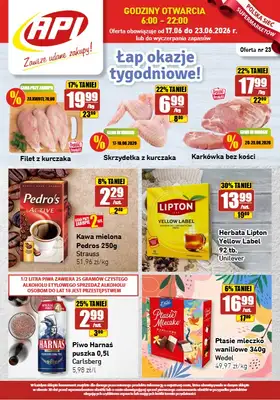 API Market - gazetka promocyjna Gazetka od czwartku 18.06 do wtorku 23.06