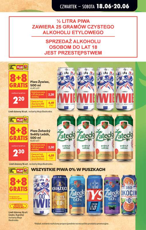 Biedronka - gazetka promocyjna Od czwartku od czwartku 18.06 do środy 24.06 - strona 21