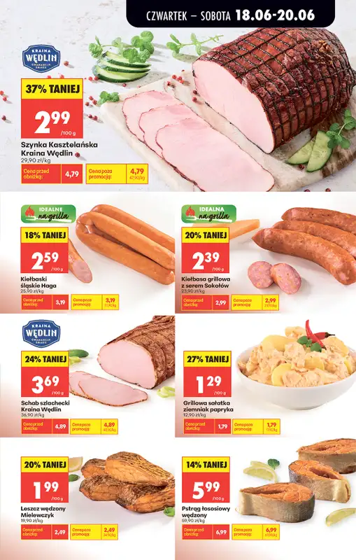 Biedronka - gazetka promocyjna Od czwartku, Z ladą tradycyjną od czwartku 18.06 do środy 24.06 - strona 39