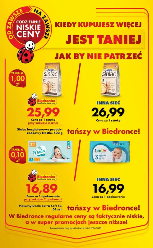 Biedronka - gazetka promocyjna Od czwartku, Z ladą tradycyjną od czwartku 18.06 do środy 24.06 - strona 3