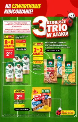 Biedronka - gazetka promocyjna Czwartkowe kibicowanie od czwartku 18.06 do soboty 20.06 - strona 2
