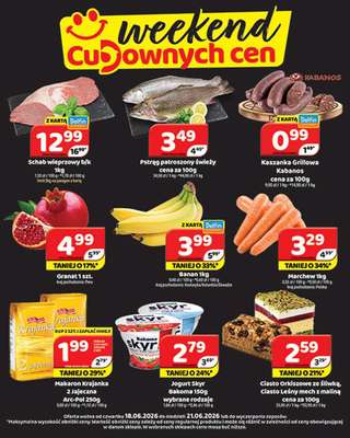 Delfin - gazetka promocyjna Weekend cudownych cen od czwartku 18.06 do niedzieli 21.06