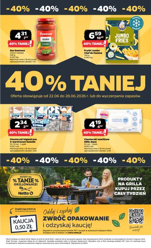 Netto - gazetka promocyjna Gazetka Spożywcza od poniedziałku 22.06 do niedzieli 28.06 - strona 34