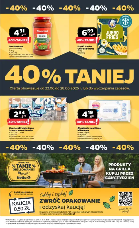 Netto - gazetka promocyjna Gazetka Spożywcza od poniedziałku 22.06 do niedzieli 28.06 - strona 34