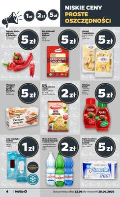 Netto - gazetka promocyjna Gazetka Spożywcza od poniedziałku 22.06 do niedzieli 28.06 - strona 4