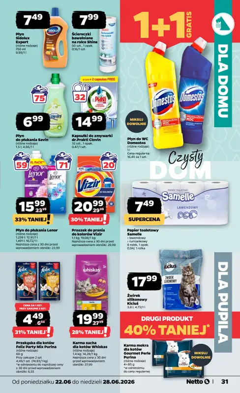 Netto - gazetka promocyjna Gazetka Spożywcza od poniedziałku 22.06 do niedzieli 28.06 - strona 31