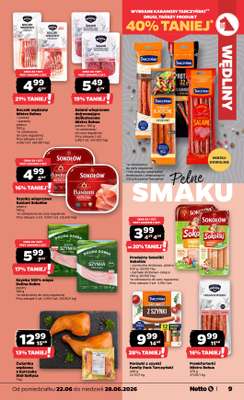 Netto - gazetka promocyjna Gazetka Spożywcza od poniedziałku 22.06 do niedzieli 28.06 - strona 9