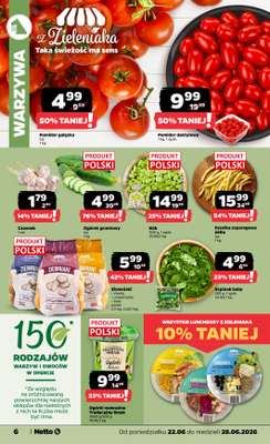 Netto - gazetka promocyjna Gazetka Spożywcza od poniedziałku 22.06 do niedzieli 28.06 - strona 6