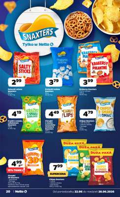 Netto - gazetka promocyjna Gazetka Spożywcza od poniedziałku 22.06 do niedzieli 28.06 - strona 20