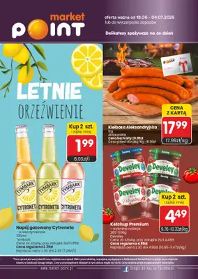 Market Point - gazetka promocyjna Gazetka od czwartku 18.06 do soboty 04.07