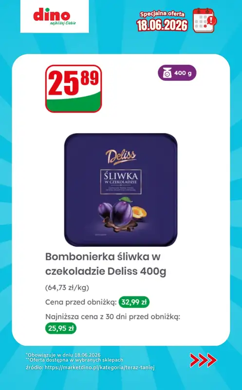 Dino - gazetka promocyjna Specjalna oferta na 18.06.2026 - promocje spoza gazetki od czwartku 18.06 do czwartku 18.06 - strona 9