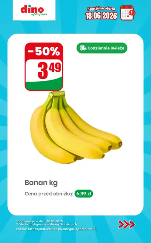Dino - gazetka promocyjna Specjalna oferta na 18.06.2026 - promocje spoza gazetki od czwartku 18.06 do czwartku 18.06 - strona 2