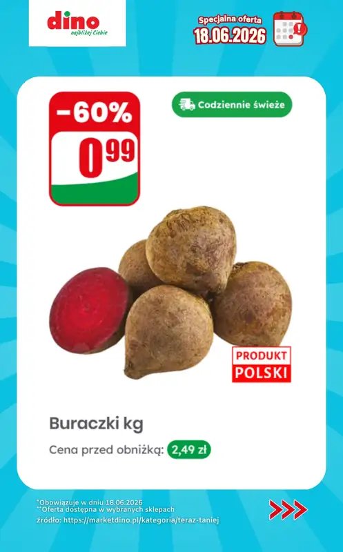 Dino - gazetka promocyjna Specjalna oferta na 18.06.2026 - promocje spoza gazetki od czwartku 18.06 do czwartku 18.06 - strona 7