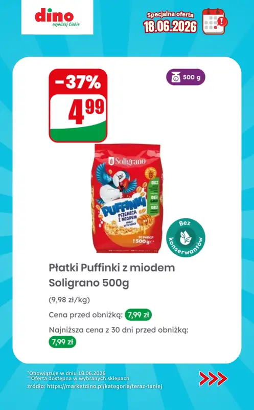 Dino - gazetka promocyjna Specjalna oferta na 18.06.2026 - promocje spoza gazetki od czwartku 18.06 do czwartku 18.06 - strona 10