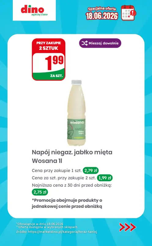 Dino - gazetka promocyjna Specjalna oferta na 18.06.2026 - promocje spoza gazetki od czwartku 18.06 do czwartku 18.06 - strona 5