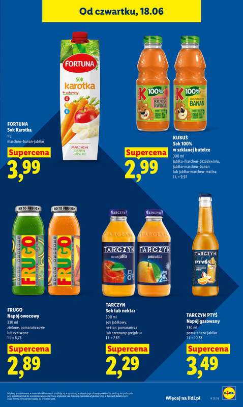 Lidl - gazetka promocyjna Oferta od czwartku od czwartku 18.06 do soboty 20.06 - strona 73