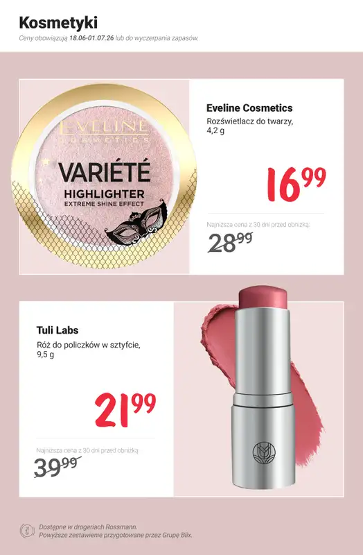 Rossmann - gazetka promocyjna MEGA promocje od czwartku 18.06 do środy 24.06 - strona 3
