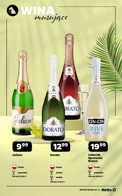 Netto - gazetka promocyjna Mocna Kolekcja - Wina  do soboty 04.07 - strona 3