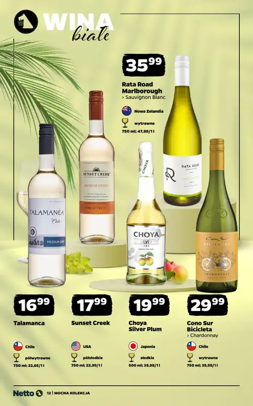 Netto - gazetka promocyjna Mocna Kolekcja - Wina  do soboty 04.07 - strona 12